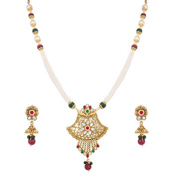 Multicolor emerald  necklaces 2