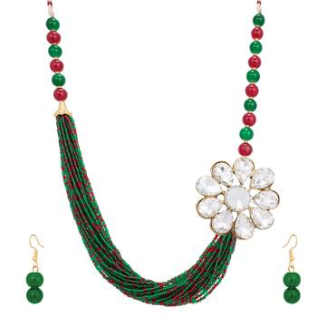 Green emerald  necklaces 2