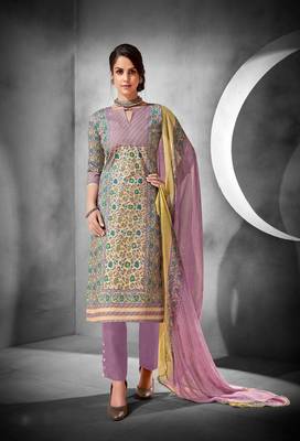 Multicolor printed cambric salwar 1