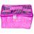atorakushon   Satin Purple Multipurpose Make up Organizer Jewellery Cosmetic Necklace 10 Pouches For Women And Girls