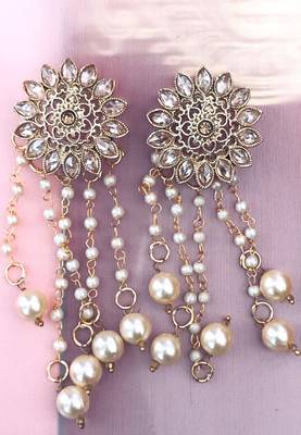 White earrings 1