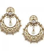 White earrings