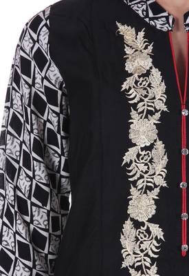 Geroo Jaipur Black printed cotton kurtas-and-kurtis 5