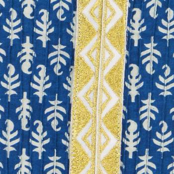   Blue printed cotton kurtas and kurtis 3