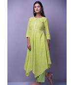 Mehendi Green leheriya Suit Set