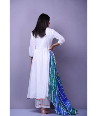 White Angarakha Anarkali 3