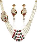 Red necklace-sets