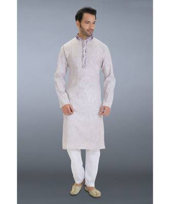 multicolor printed cotton kurta pajama 1