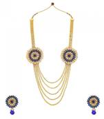 Blue necklace-sets