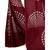 Wine printed georgette saree with blouse