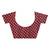 Wine printed georgette saree with blouse