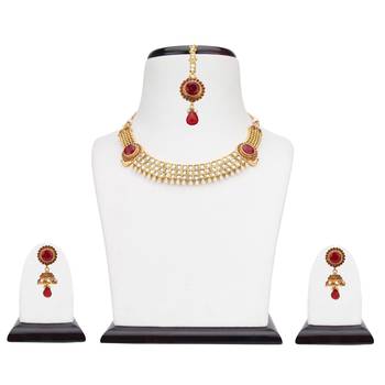 Red necklace-sets 2