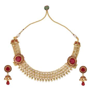 Red necklace-sets 3