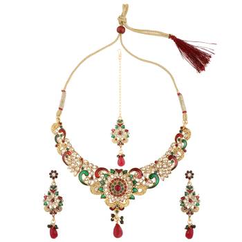 Red necklace-sets 1