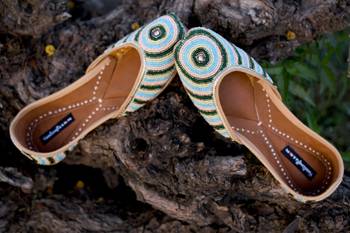 Indian Shoes, Embellished Wedding Shoes, Bridal Shoes, Women Punjabi Jutti 1
