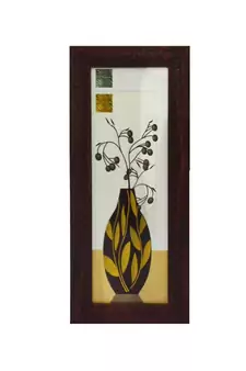 Abstract Pot Satin Matt Texture UV Art Painting