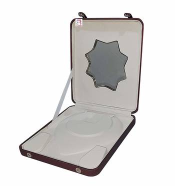 atorakushon   Velvet Combo Jewellery Box Ring Box Earrings Necklace Organiser for Women's  5