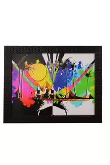 Colorful Deser View Satin Matt Texture UV Art Painting