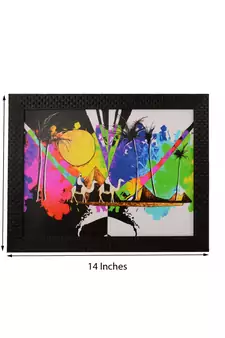 Colorful Deser View Satin Matt Texture UV Art Painting