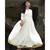 Pastel Green Koti With White Gota Gown