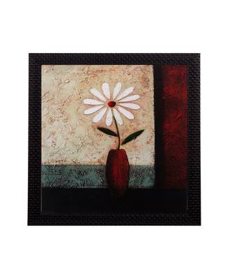 Floral Pot Matt Textured UV Art Painting 1