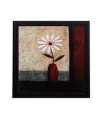 Floral Pot Matt Textured UV Art Painting