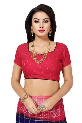 Multicolor hand woven art silk saree with blouse 4