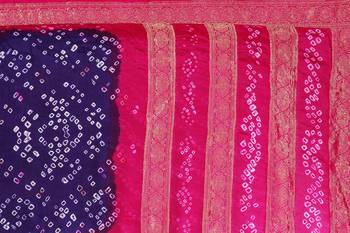 Multicolor hand woven art silk saree with blouse 5
