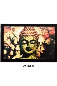 Lord Buddha Matt Textured UV Art Painting