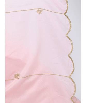 Pastel Pink Silk Chanderi Saree With Hand Embroidery 4