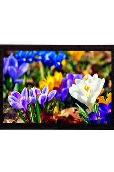 Floral Satin Matt Texture UV Art Painting