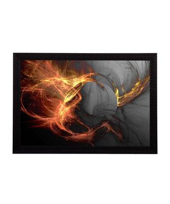 Abstract Fire Satin Matt Texture UV Art Painting 1