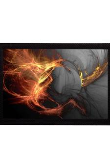 Abstract Fire Satin Matt Texture UV Art Painting