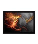 Abstract Fire Satin Matt Texture UV Art Painting