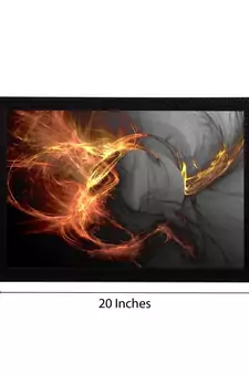 Abstract Fire Satin Matt Texture UV Art Painting