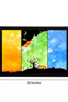 Three Shades Of Day Satin Matt Texture UV Art Painting