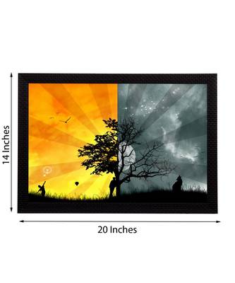 Dual Shades Tree Satin Matt Texture UV Art Painting 3