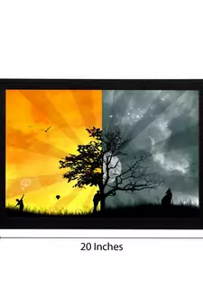 Dual Shades Tree Satin Matt Texture UV Art Painting