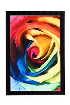 Colorful Rose Satin Matt Texture UV Art Painting