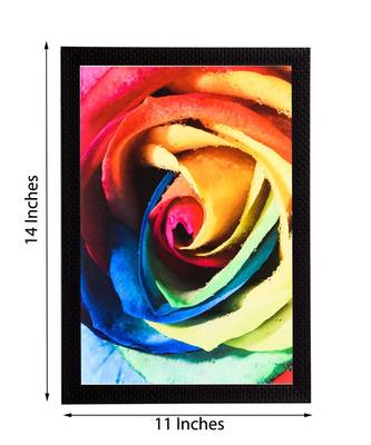 Colorful Rose Satin Matt Texture UV Art Painting 3
