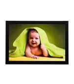 Cute Baby Satin Matt Texture UV Art Painting