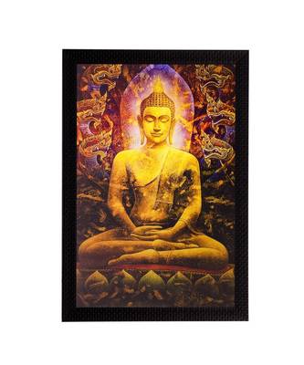 Lord Buddha Matt Textured UV Art Painting 1
