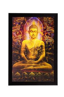 Lord Buddha Matt Textured UV Art Painting