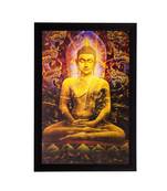 Lord Buddha Matt Textured UV Art Painting