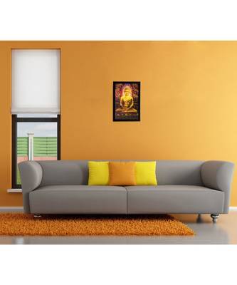 Lord Buddha Matt Textured UV Art Painting 2