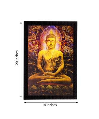 Lord Buddha Matt Textured UV Art Painting 3