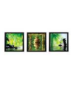Set Of 3 Stones and Owner Satin Matt Texture UV Art Painting