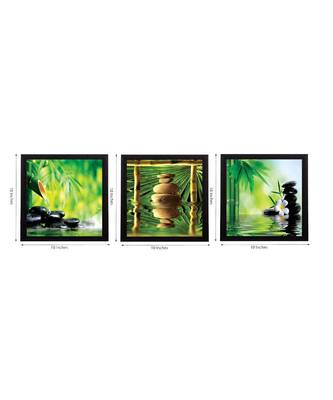 Set Of 3 Stones and Owner Satin Matt Texture UV Art Painting 2