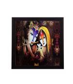 Radha Krishna Satin Matt Texture UV Art Painting