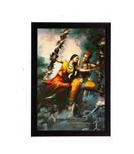 Radha Krishna Satin Matt Texture UV Art Painting